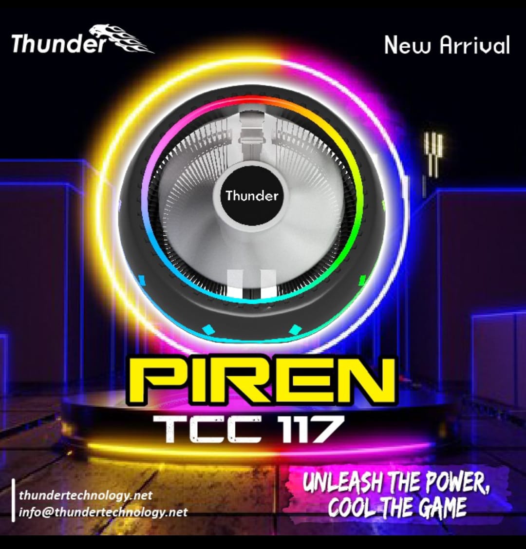 Thunder Air Cooler Piren TCC 117 RGB Thunder Air Cooler Piren TCC 117 RGB